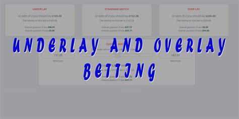 Underlay And Overlay Betting: When To Do It .